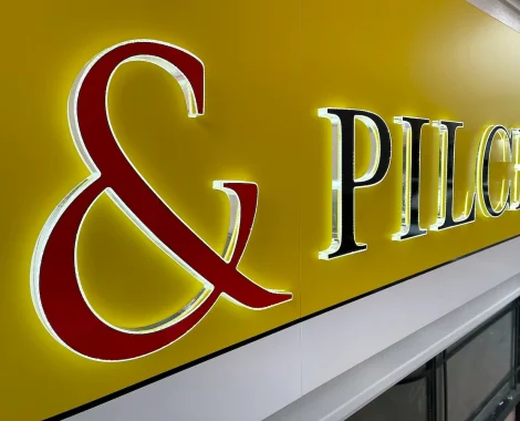Estate Agents Illuminated Sign